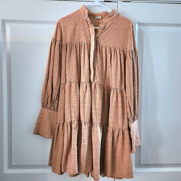 5 For $50🔥 Ruffle Sleeve Tier Tunic Or Dress, Flowy Shift Babydoll - Picture 5 of 6